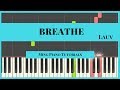 Breathe - Lauv Piano Cover Tutorial (MIDI & SHEETS) Ming Piano Tutorials Synthesia