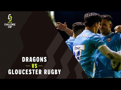 Highlights - Dragons v Gloucester Rugby  Round 5 | Challenge Cup 2021/22
