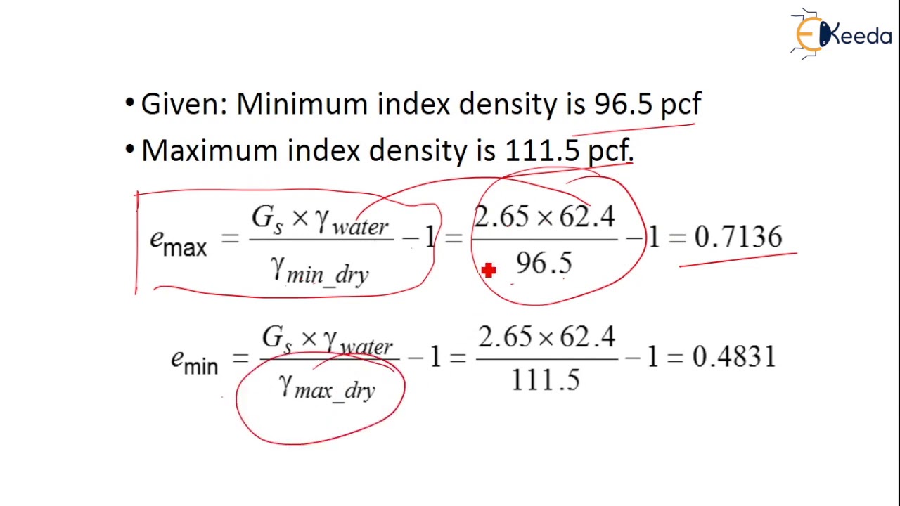 Numerical 3 - Relative Density - Classification of Soils - Geotechnical Engineering 1