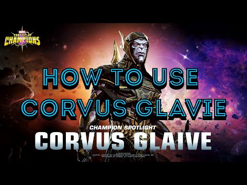 How To Use Corvus Glaive - Efficient Method - Tips and Tricks - Marvel Contest of Champions