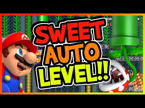 Sweet Auto Level - Super Mario Maker Level Showcase