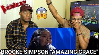The Voice 2017 Brooke Simpson - Top 10: &quot;Amazing Grace&quot; (REACTION)