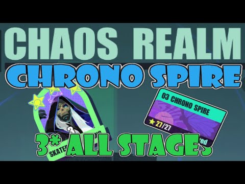 FULL 3 STAR ALL STAGE | TOUGHEST CHAOS REALM YET! | CHAOS REALM 3 CHRONO SPIRE | DISLYTE