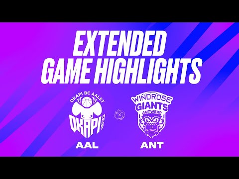 Okapi Aalst vs. Windrose Giants Antwerp Extended Game Highlights