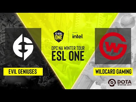 Dota2 - Evil Geniuses vs. Wildcard Gaming - Game 1 - DPC NA Winter Tour - ESL One