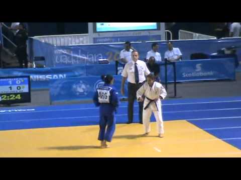 Judo Panamericano 2011 - Oritia Gonzalez ( ARG ) vs Marcela Sanchez ( COL ) - 52 Kg Golden S