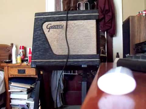 1962 Gretsch Playboy amp trying to capture the clean sound on video