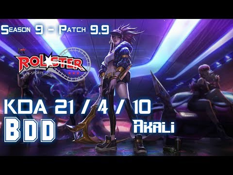 KT BDD AKALI vs TALON Mid - Patch 9.9 KR Ranked
