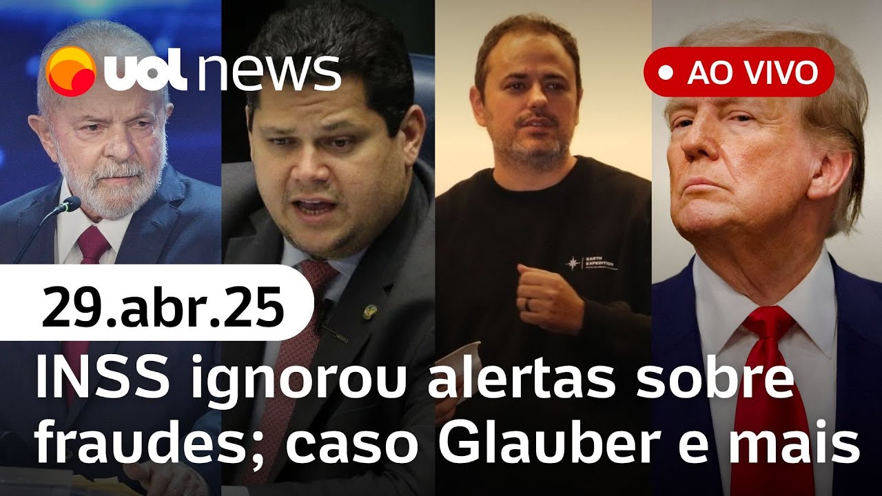 INSS ignorou 6 alertas sobre fraudes; caso Glauber na CCJ; Trump fala em anexar Canadá | UOL News