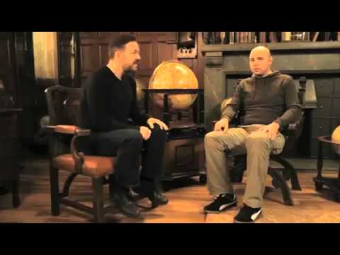 Learn English with Ricky Gervais, English.