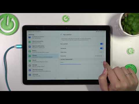 How to Set Eye Comfort Mode on HUAWEI MediaPad T5?