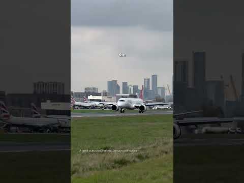 The Biggest E-Jet at London City! (Embraer 195-E2 Record Breaking Commerical Service)