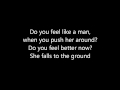 The Red Jumpsuit Apparatus - Facedown (Acoustic) lyrics