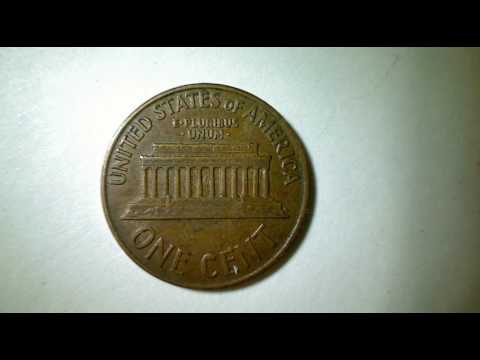 1959 D ERROR Lincoln one cent CUD in the c on reverse