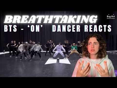 DANCER REACTS FOR THE FIRST TIME ''ON'' - BTS (DANCE PRACTICE)
