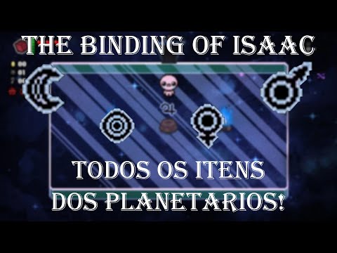 Todos os Itens dos Planetariums!! - The Binding of Isaac Repentence