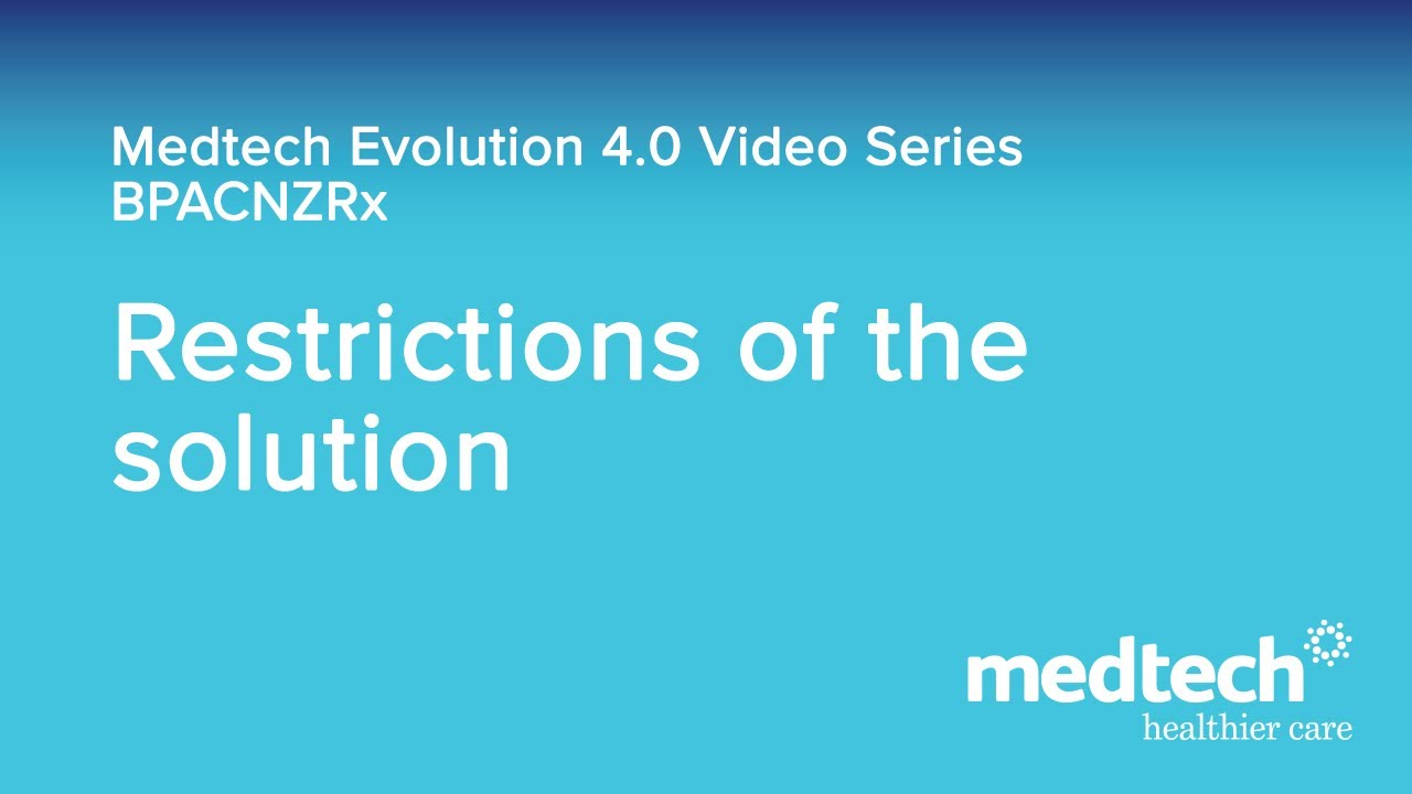 Restrictions of the BPACNZRX Solution