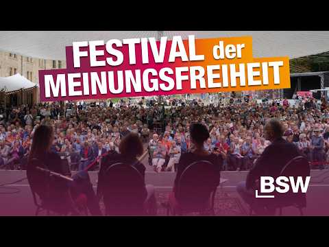 BSW-Festival der Meinungsfreiheit in Magdeburg: Alle Podiumsgespräche und Vorträge im Re-Live! Video-Thumbnail von YouTube