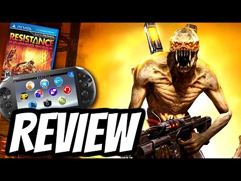 Resistance Burning Skies REVIEW (Playstation Vita) PS VITA HD Gameplay