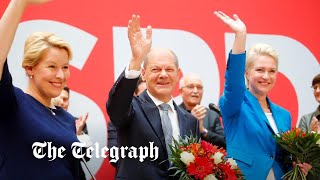 video: German election result: centre-Left Olaf Scholz claims mandate to succeed Angela Merkel