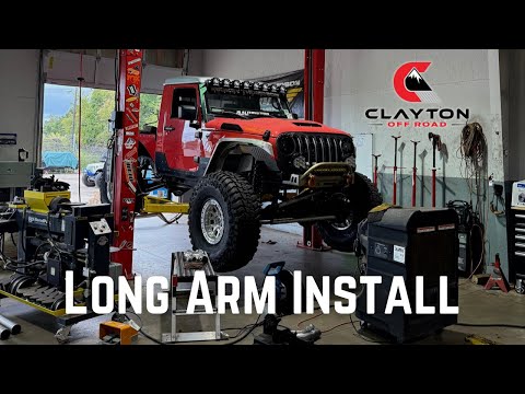 Finally on Long Arms! Clayton Off-Road Long arm install on my Jeep JK