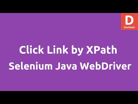 Click link XPath locator by text Selenium Java
