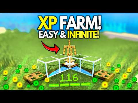 BEST NEW XP Farm for Minecraft Bedrock +1.21/26.40!