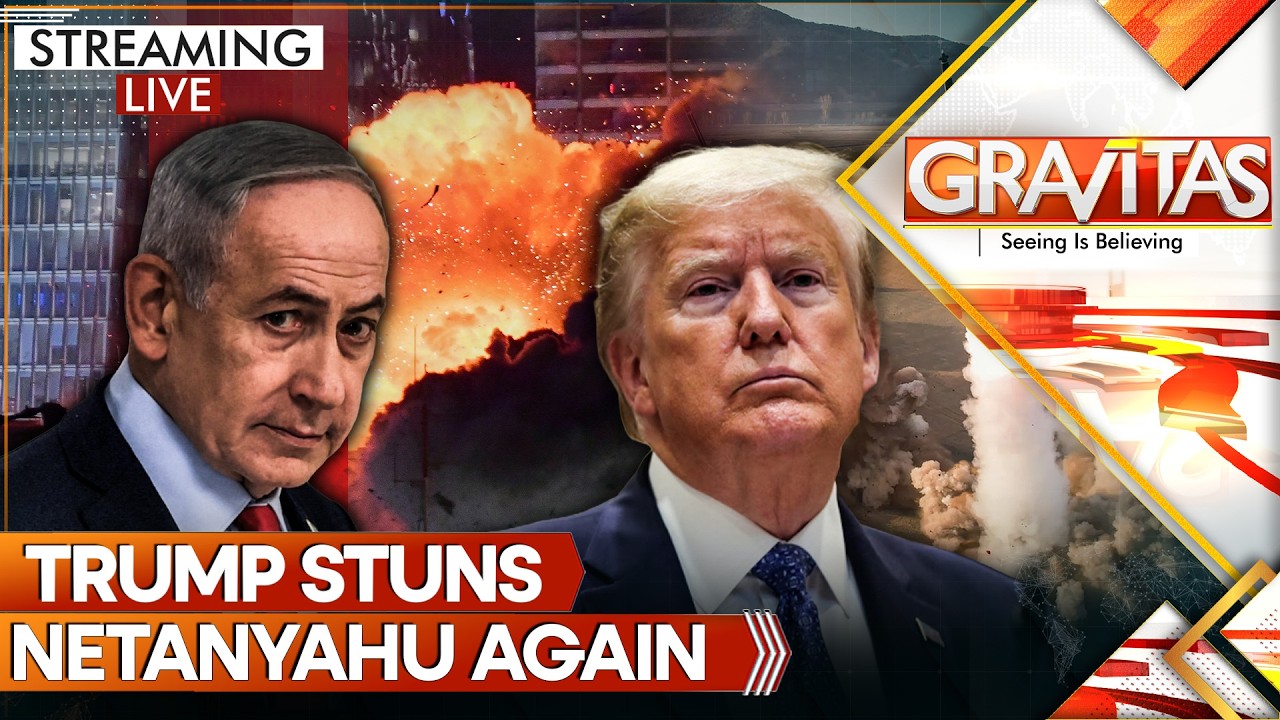 LIVE: Trump Stuns Netanyahu Again, Backs Iran on Missiles, Us-israel Relations Sink  Gravitas