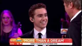 Harrison Craig on the Today show -  singing Unchained Melody