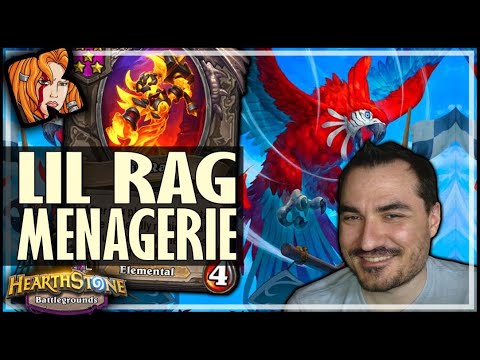 RAG MENAGERIE CAN’T BE BEAT?! - Hearthstone Battlegrounds