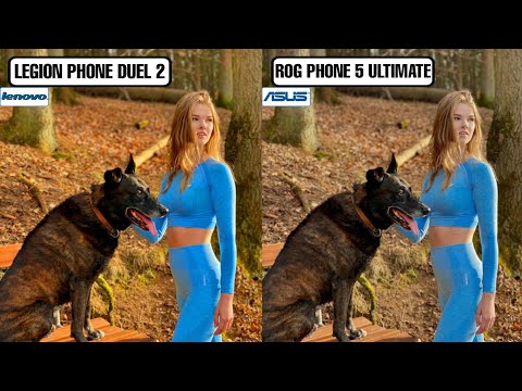 Lenovo Legion Phone Duel 2 vs Asus Rog Phone 5 Ultimate Camera Test & Gaming Test