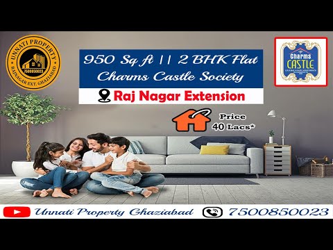 2 BHK Apartment 950 Sq.ft. for Sale in Raj Nagar Extension, Ghaziabad
