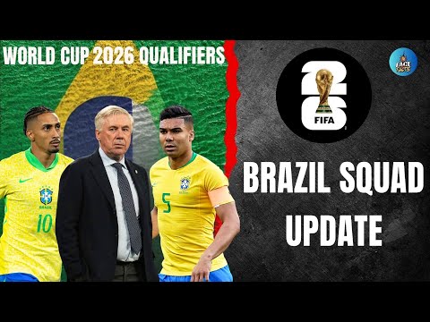 Brazil Squad for 2026 World Cup Qualifiers – December 2025 Update | Official Team Breakdown 🇧🇷