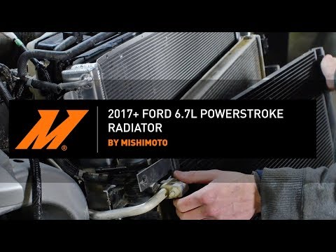 2017+ Ford 6.7L Powerstroke Radiator Installation Guide by Mishimoto