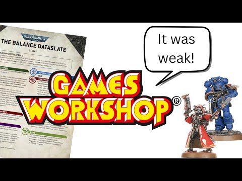 GW ADMITS the Balance Dataslate Didn't Do Much? Warhammer 40K Metawatch Reaction
