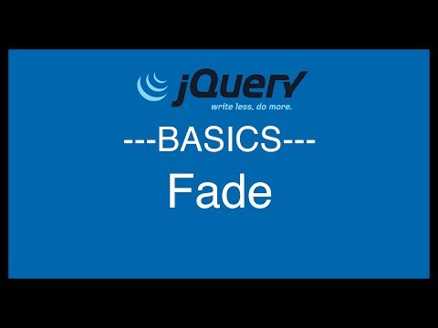 Learn jQuery Basics Tutorial 7 Fade - Mind Luster