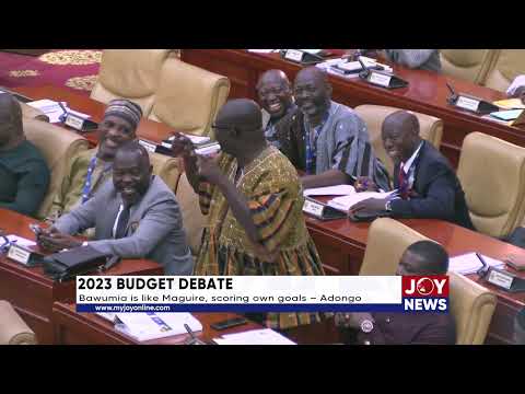2023 Budget debate: Bawumia is like Maguire, scoring own goals. - Adongo