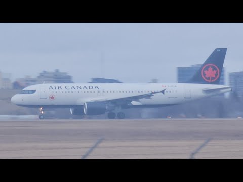 Air Canada Airbus A320-214 Taking Off From Runway 31 #yqr