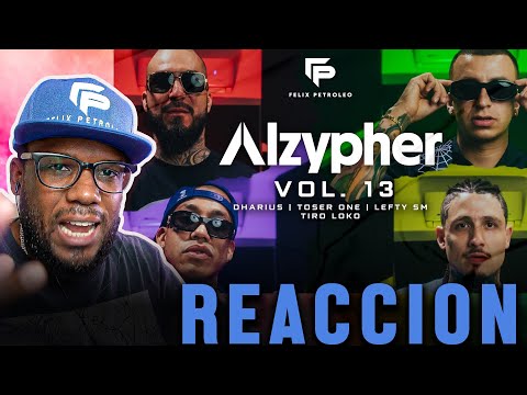 Alzypher Vol. 13 - Dharius x Toser One x Lefty SM x Tiro Loko | Reaction Video | Felix Petroleo