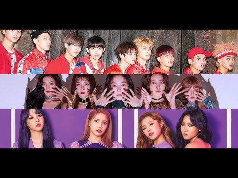 Wanna One, TWICE, RedVelvet, #NCT 127, And #MAMAMOO Announced For 2018 Soribada Best K-Music Awards