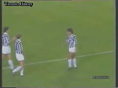 Juventus - Taranto 2-0 (05.09.1990) Andata, Sedicesimi Coppa Italia.