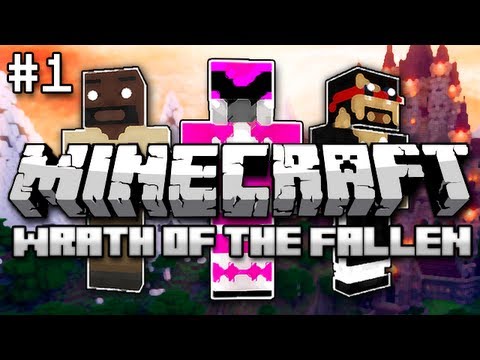 Minecraft: Wrath of the Fallen w/ Mark and Nick Part 1 - Captain Huk