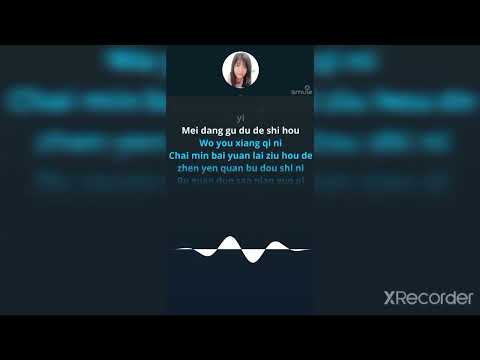 gu du de shi hou wo you xiang qi ni - karaoke