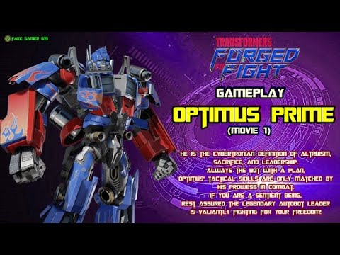 OPTIMUS PRIME MV1 Gameplay - Transformers: Forged To Fight