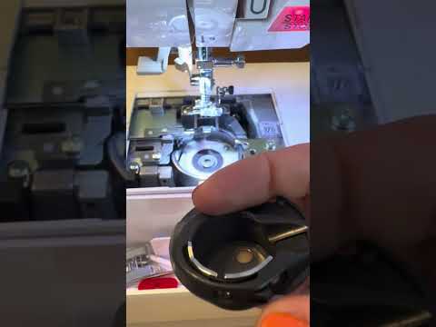 Quick tip: How to reinsert your bobbin case after cleaning! 🧵😊