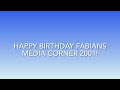 Happy Birthday FabiansMediaCorner2001