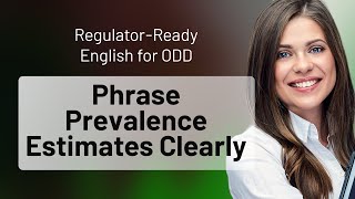 Regulator-Ready English for ODD: Phrase Prevalence Estimates Clearly