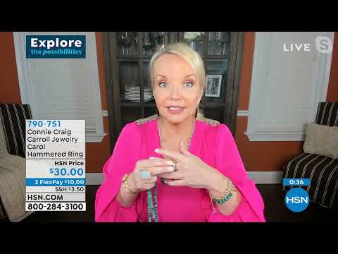 Connie Craig Carroll Jewelry Carol Hammered Ring