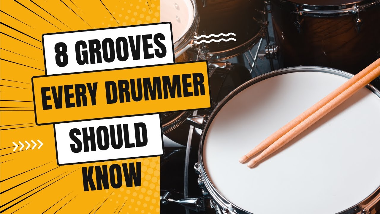 Thumbnail for First 8 Drum Grooves Every Beginner Should Learn drum lesson