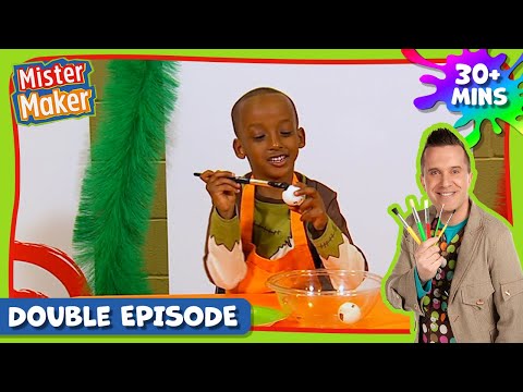 Mister Maker Comes To Town 🎨 Season 2, Episode 23-24 | DOUBLE FULL EPISODE - Arts & Crafts